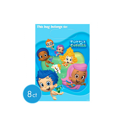 Bubble Guppies™ Folded Loot Bags - Plastic