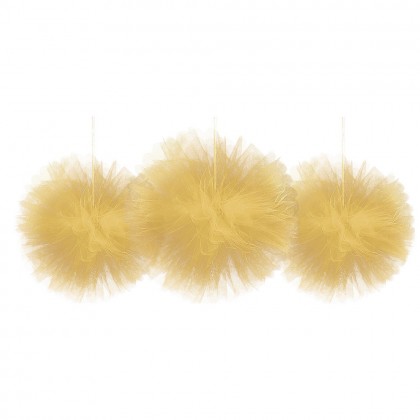 Fluffy Decorations Tulle - Gold