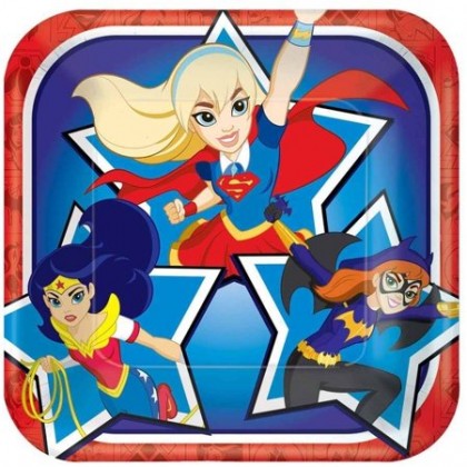 DC Super Hero Girls™ 7” Square Plates