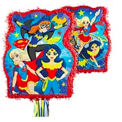 DC Super Hero Girls™ Licensed Outline Pull Piñata