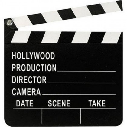 Lights! Camera! Action! Director's Clapboard