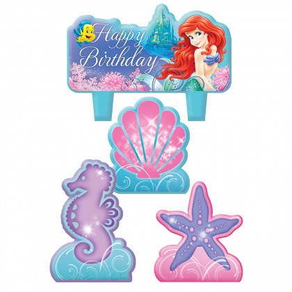 ©Disney Ariel Birthday Candle Set