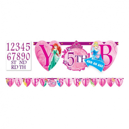 Disney© Princess 1st Birthday Illust. Letter Banner Combo Pack
