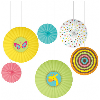 Fisher-Price™ Baby Paper Fan Decorations