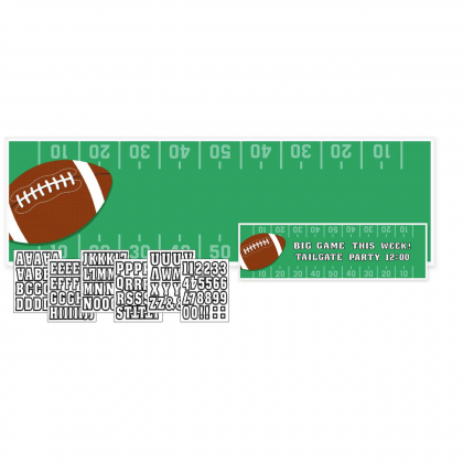 Football Customize It! Giant Sign Banner
