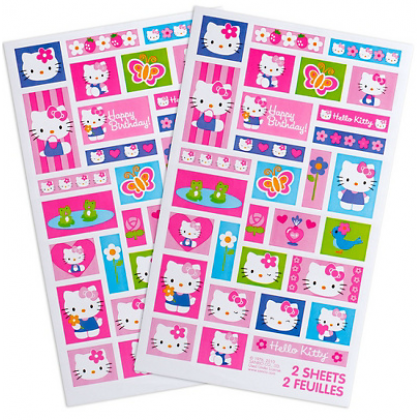 8" x 4" Hello Kitty® Sticker Sheets
