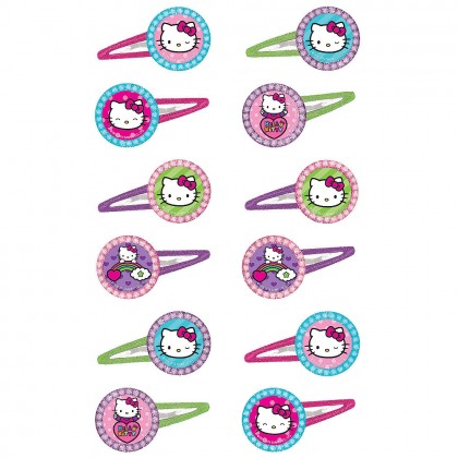Hello Kitty® Rainbow Glitter Hair Clip Favors