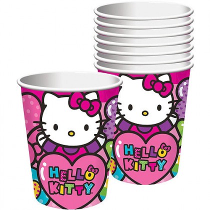 Hello Kitty Rainbow Cups 9 oz