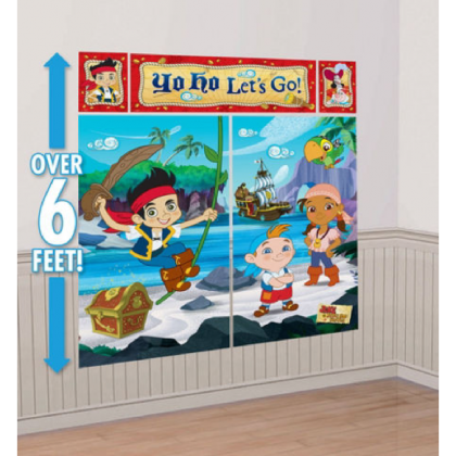 ©Disney Jake & the Neverland Pirates Scene Setters® Wall Decorating Kit - Plastic