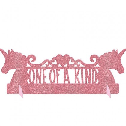 Magical Unicorn Table Decoration - Glitter Cardboard