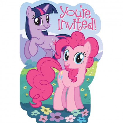My Little Pony™ Friendship Postcard Invitations