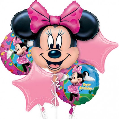 P75 Minnie Mouse Birthday Bouquet
