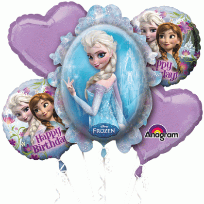 P75 Frozen Birthday Bouquet