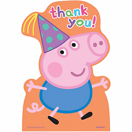 Peppa Pig™ Postcard Thank You Cards