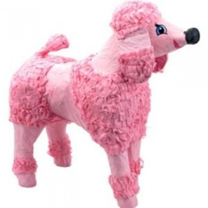 Pink Poodle Pinata