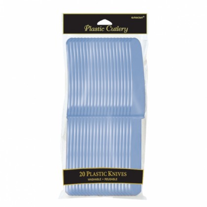 Plastic Knives - Pastel Blue