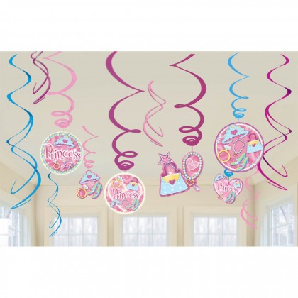 Princess Value Pack Foil Swirl Decorations
