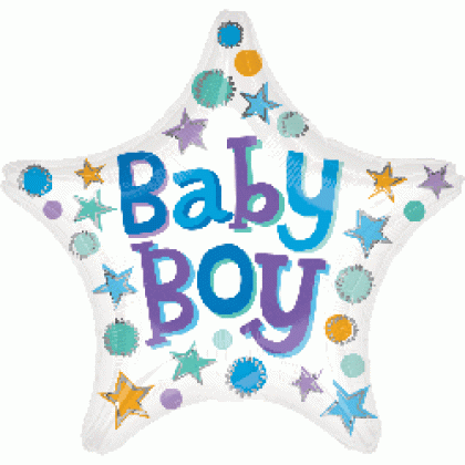 S40 17" Baby Boy Star Standard Star XL®