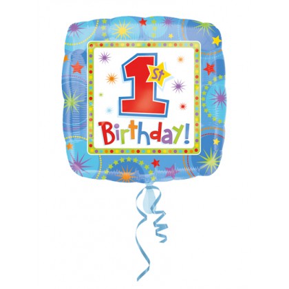 S40 17" ONE-DERFUL Boy 1ST Birthday Standard HX® S40 17" ONE-DERFUL Boy 1ST Birthday Standard HX®