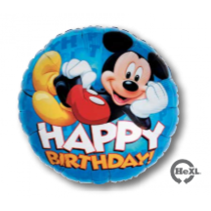 S60 17" Mickey Happy Birthday Standard HX®