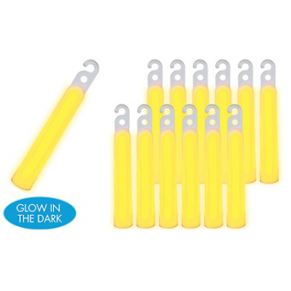 4" Glow Sticks Yellow