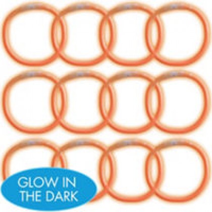 8" Glow Sticks Tube - Orange