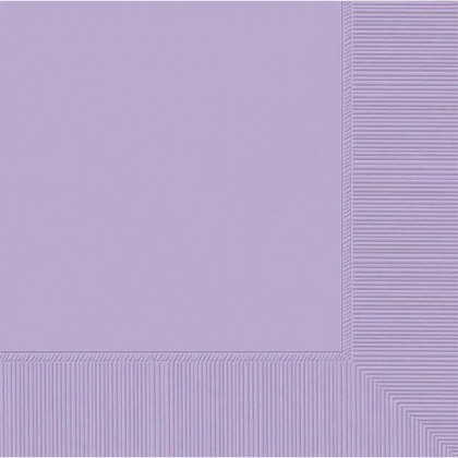 Lavender 2-Ply Beverage Napkins - Paper
