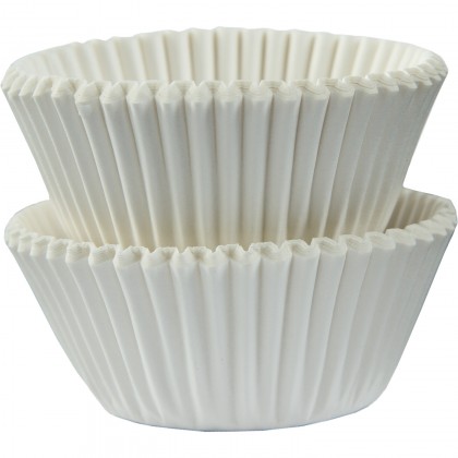 Mini Cupcake Cases White