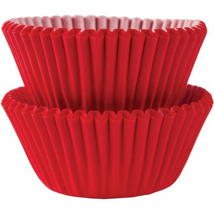 Mini Cupcake Cases Apple Red