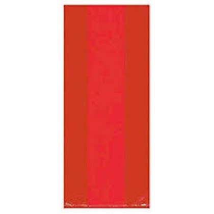 9 1/2"H x 4"W x 2"D Cello Party Bags APPLE RED (Small)