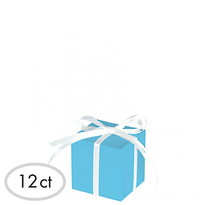 2 1/2" Treat Boxes Caribbean Blue