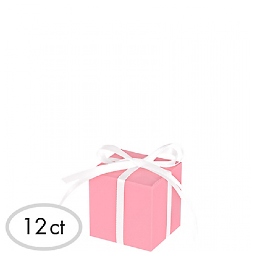 2 1/2" Treat Boxes New Pink