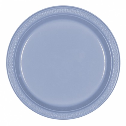 Pastel Blue Festive Occasion® Plastic Tableware Plate, 7"