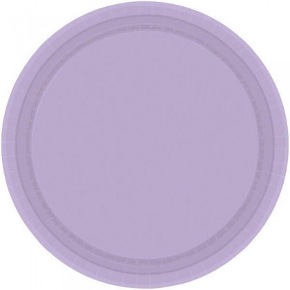 Lavender Festive Occasion® Plastic Tableware Plate, 9"
