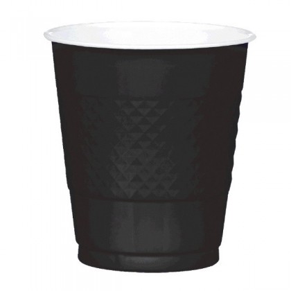 Jet Black Festive Occasion® Plastic Tableware Cups, 12oz