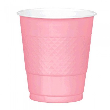 New Pink Festive Occasion® Plastic Tableware Cups, 12oz