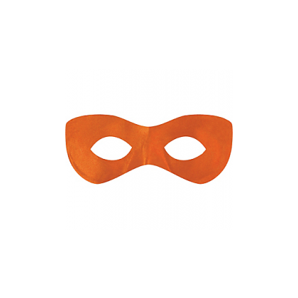 2 7/8" x 8 1/4" Superhero Masks Orange