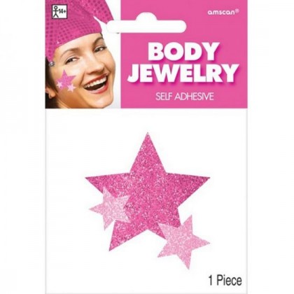 5" x 3 1/2" Body Jewelry - Pink