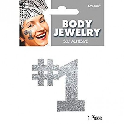 5" x 3 1/2" Body Jewelry Silver