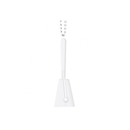 Necklace, 36"; Clacker, 4" Clacker Necklaces White