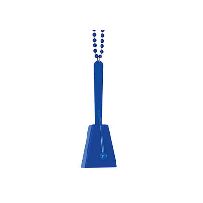 Necklace, 36"; Clacker, 4" Clacker Necklaces Blue