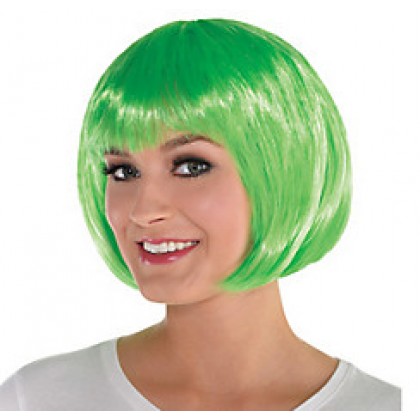 Adult/Child Bob Wigs Green