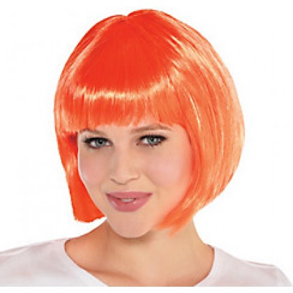 Adult/Child Bob Wigs Orange