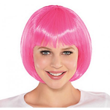 Adult/Child Bob Wigs Pink