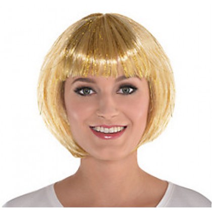 Adult/Child Bob Wigs Gold