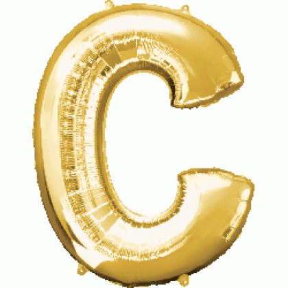P50 35" (Gold) Letter C SuperShape™ P50 35" (Gold) Letter C SuperShape™
