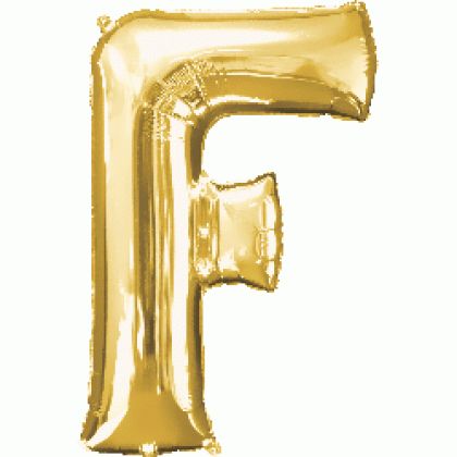 P50 35" (Gold) Letter F SuperShape™ P50 35" (Gold) Letter F SuperShape™