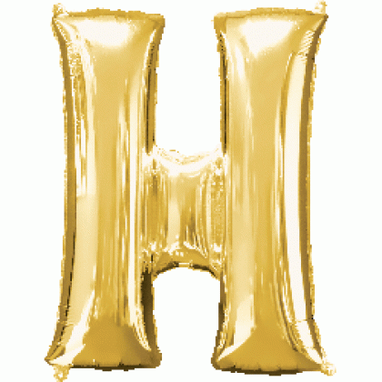 P50 35" (Gold) Letter H SuperShape™ P50 35" (Gold) Letter H SuperShape™