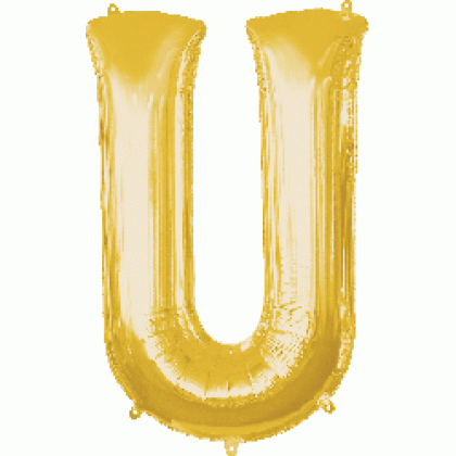 P50 35" (Gold) Letter U SuperShape™ P50 35" (Gold) Letter U SuperShape™