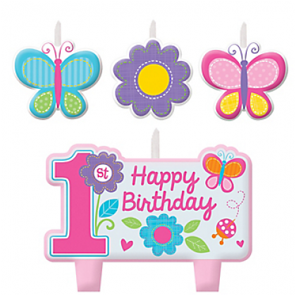 Sweet Safari Girl Illustrated Letter Banner Combo Pack